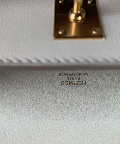 1:1 Replica Hermes Mini Kelly KP Pochette Black/Light Brown/Pink/Yellow/White For Women 22cm / 8.7in