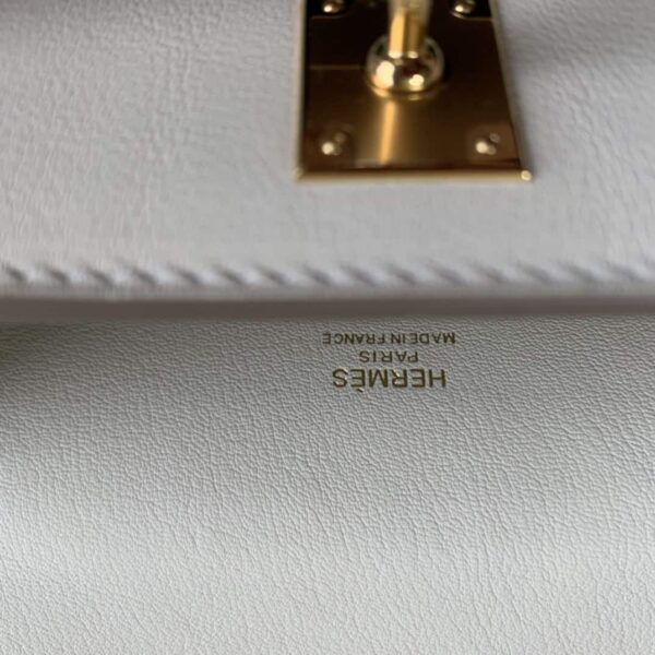 1:1 Replica Hermes Mini Kelly KP Pochette Black/Light Brown/Pink/Yellow/White For Women 22cm / 8.7in