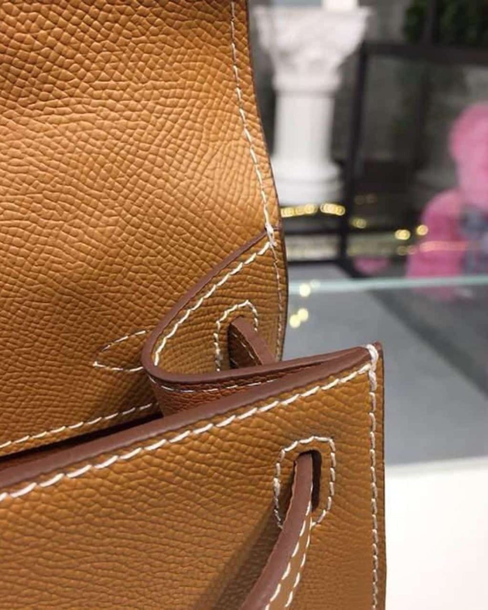 1:1 Replica Hermes Mini Kelly KP Pochette Gold For Women Hermes Mini Kelly KP Pochette Gold For Women Gold Toned Hardware 8.7in/22cm8.7in/22cm