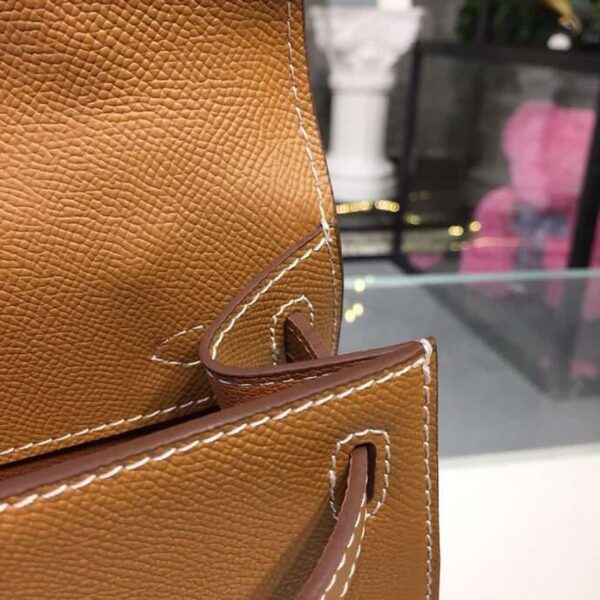 1:1 Replica Hermes Mini Kelly KP Pochette Gold For Women Hermes Mini Kelly KP Pochette Gold For Women Gold Toned Hardware 8.7in/22cm8.7in/22cm