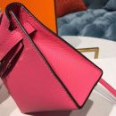 1:1 Replica Hermes Mini Kelly Rose Tyrien For Women Gold Toned Hardware 7.5in/19cm