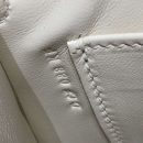1:1 Replica Hermes Mini Kelly White For Women Gold Toned Hardware 7.5in/19cm
