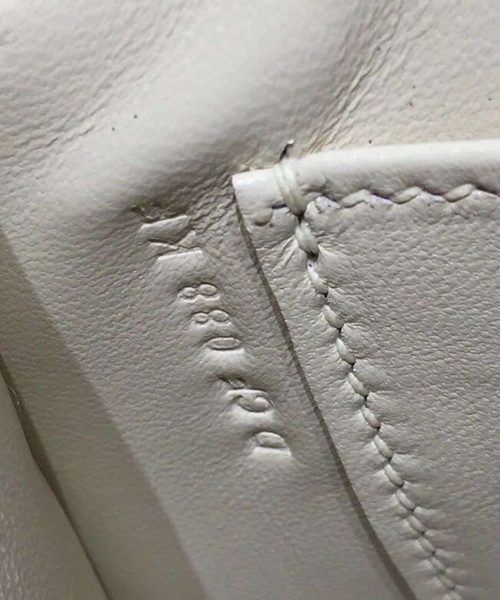 1:1 Replica Hermes Mini Kelly White For Women Gold Toned Hardware 7.5in/19cm