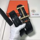 1:1 Replica Hermes Mors H Belt Buckle & Strap Black For Women, Women Belt