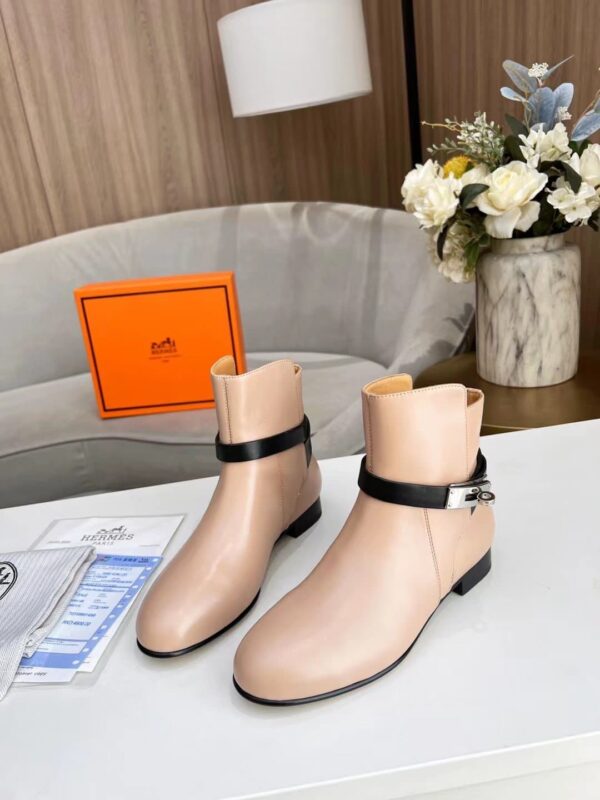 Hermes Neo Ankle Boot Beige For Women, Women's Shoes