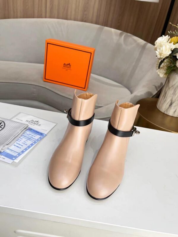 Hermes Neo Ankle Boot Beige For Women, Women's Shoes