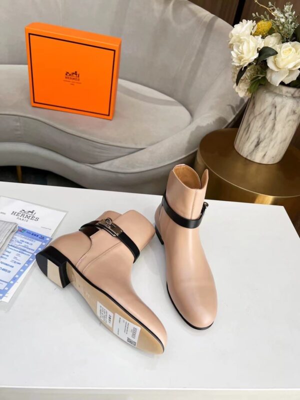 Hermes Neo Ankle Boot Beige For Women, Women's Shoes