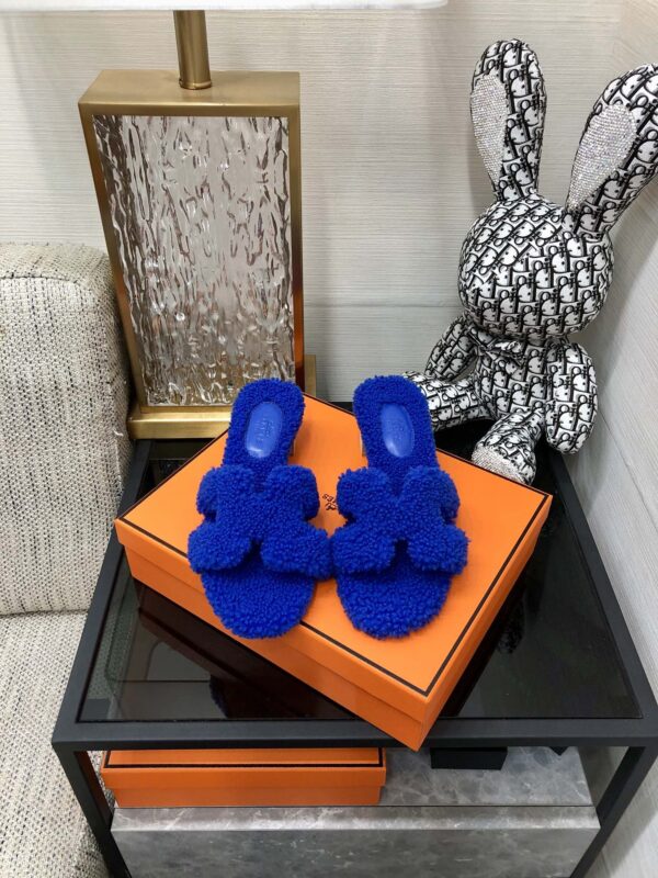 Hermes  Oasis Sandal Dark Blue For Women 1.97in/5cm