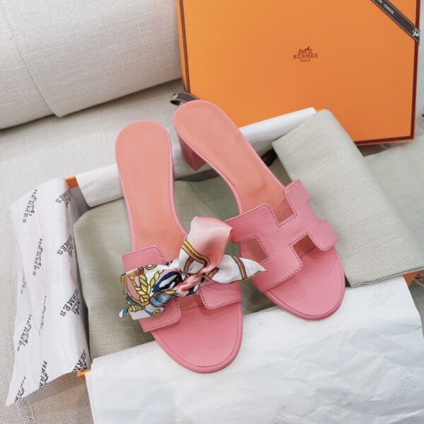 Hermes Oasis Sandal Pink For Women, Women's Shoes H151215Z