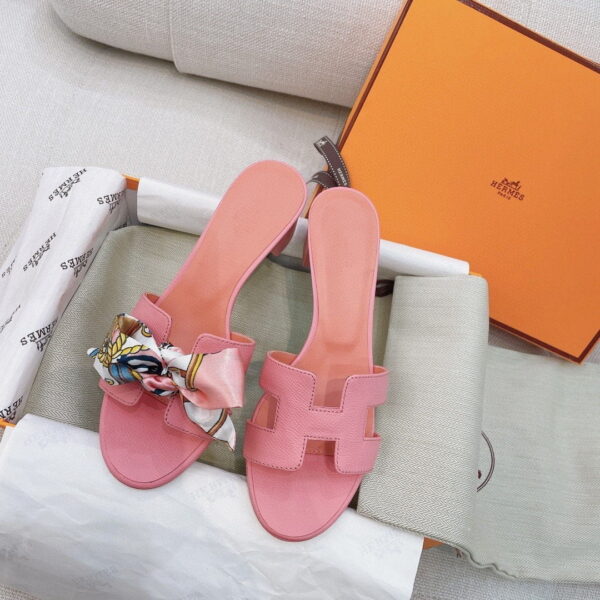 Hermes Oasis Sandal Pink For Women, Women's Shoes H151215Z