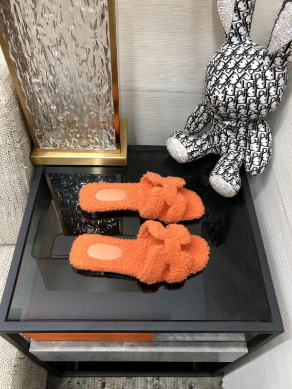 Hermes  Oran Sandal Orange For Women H212178Z H5355