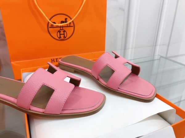 Hermes Oran Sandal Pink For Women, Women's Shoes H021056Z