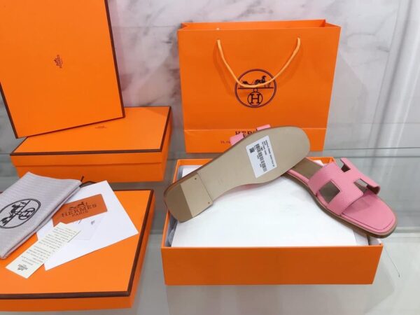 Hermes Oran Sandal Pink For Women, Women's Shoes H021056Z