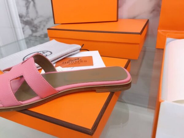 Hermes Oran Sandal Pink For Women, Women's Shoes H021056Z
