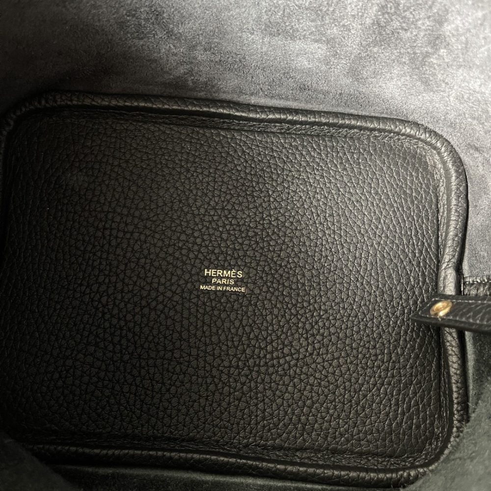 1:1 Replica Hermes Picotin Lock 18 Bag Black For Women, Women's Handbags 7.1in/18cm - Image 5
