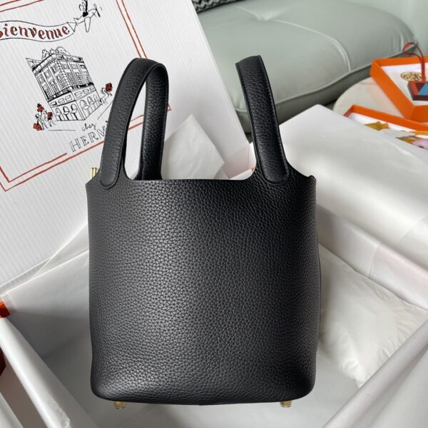 1:1 Replica Hermes Picotin Lock 18 Bag Black For Women, Women's Handbags 7.1in/18cm