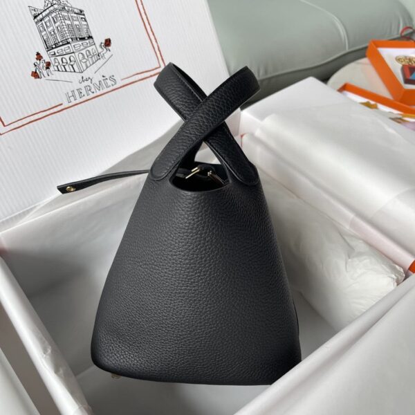 1:1 Replica Hermes Picotin Lock 18 Bag Black For Women, Women's Handbags 7.1in/18cm