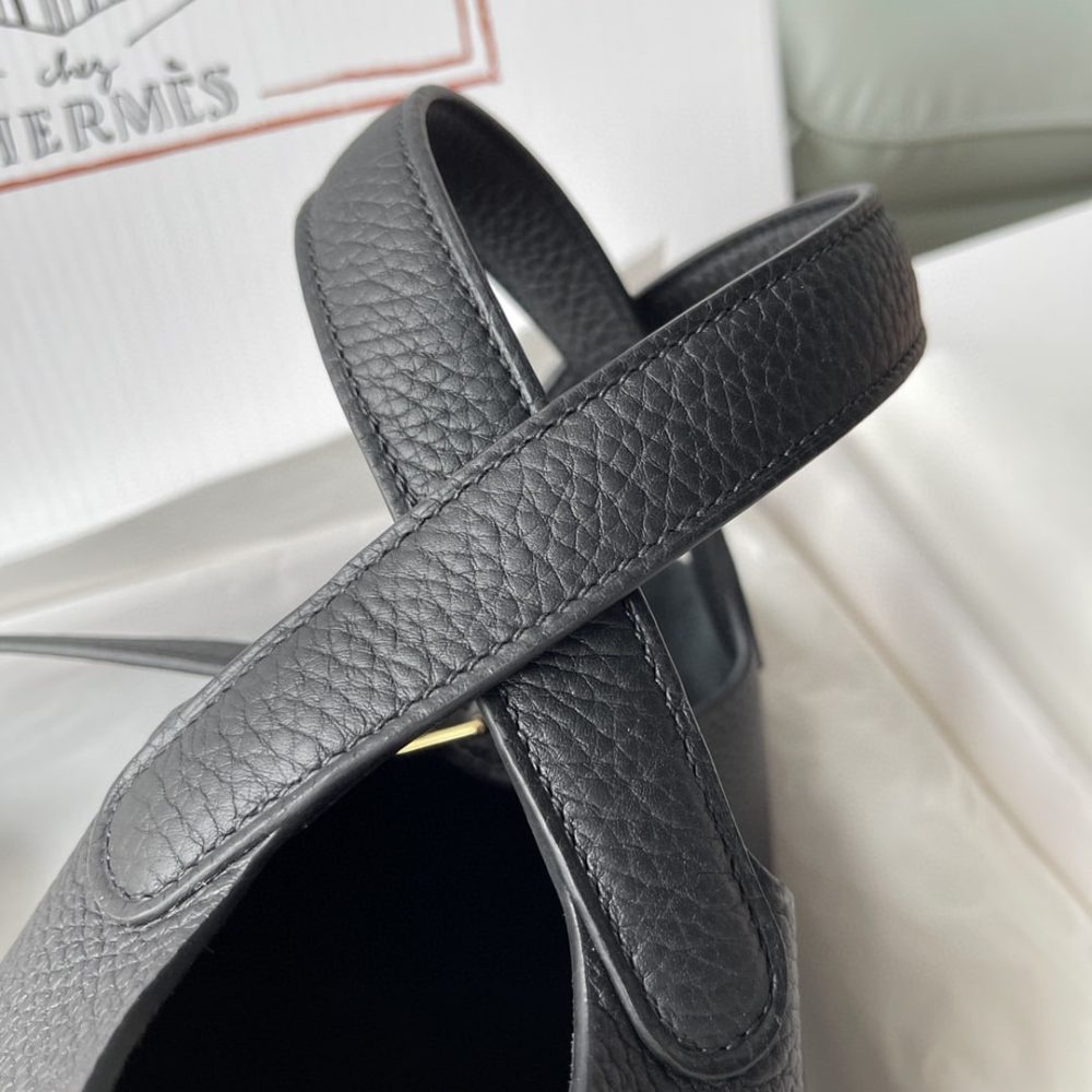 1:1 Replica Hermes Picotin Lock 18 Bag Black For Women, Women's Handbags 7.1in/18cm - Image 2