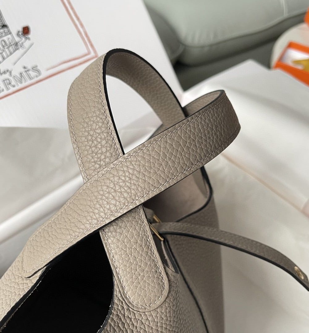 1:1 Replica Hermes Picotin Lock 18 Bag Greige For Women, Women's Handbags 7.1in/18cm