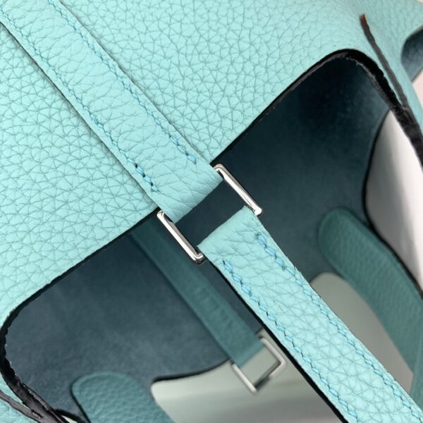 1:1 Replica Hermes Picotin Lock 18 Bag Light Blue With Silver-Toned Hardware For Women, Women's Handbags 7.1in/18cm
