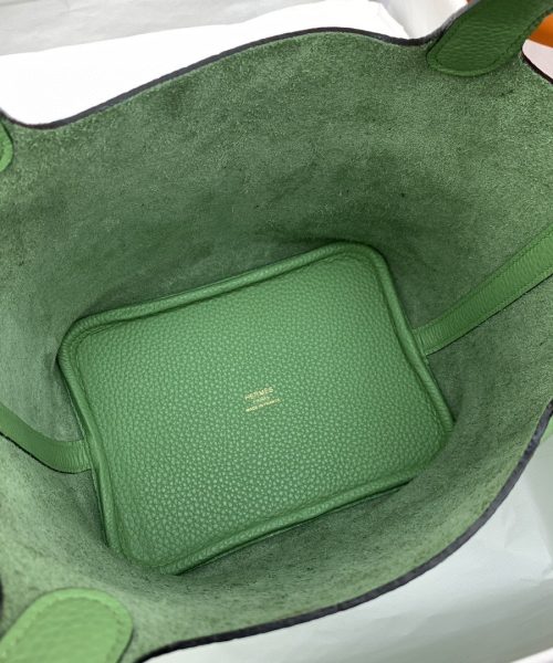 1:1 Replica Hermes Picotin Lock 18 Bag Light Green With Gold-Toned Hardware For Women, Women's Handbags 7.1in/18cm