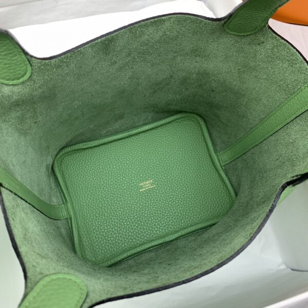 1:1 Replica Hermes Picotin Lock 18 Bag Light Green With Gold-Toned Hardware For Women, Women's Handbags 7.1in/18cm