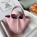 1:1 Replica Hermes Picotin Lock 18 Bag Light Pink For Women, Women's Handbags 7.1in/18cm