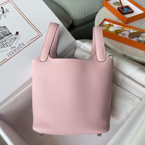 1:1 Replica Hermes Picotin Lock 18 Bag Light Pink For Women, Women's Handbags 7.1in/18cm
