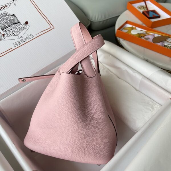 1:1 Replica Hermes Picotin Lock 18 Bag Light Pink For Women, Women's Handbags 7.1in/18cm