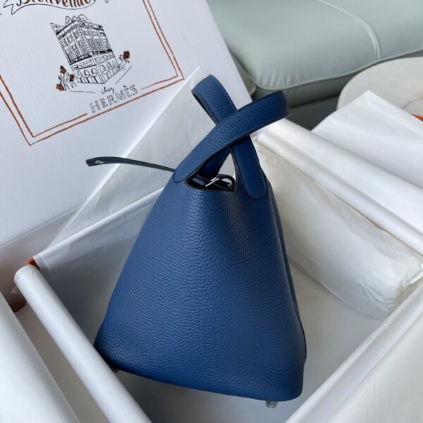 1:1 Replica Hermes Picotin Lock 18 Bag Navy Blue For Women, Women's Handbags 7.1in/18cm