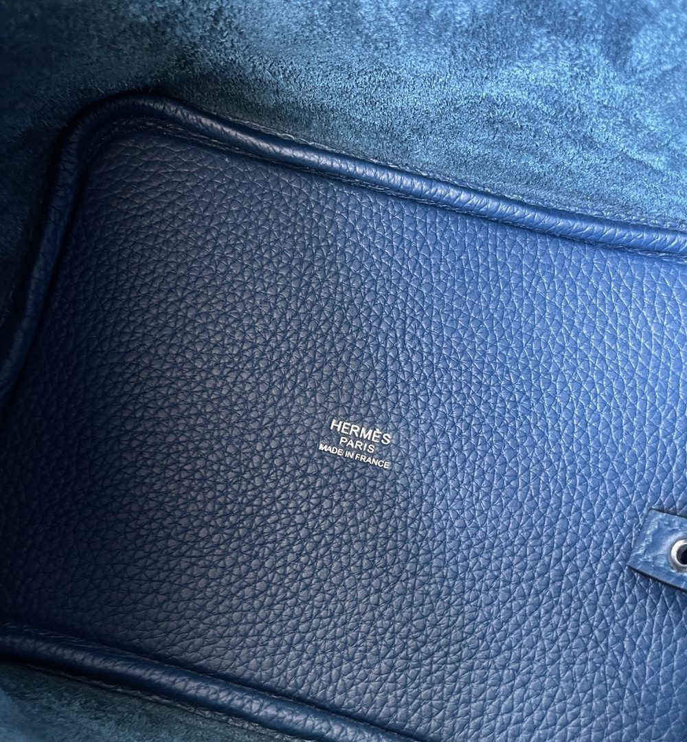 1:1 Replica Hermes Picotin Lock 18 Bag Navy Blue For Women, Women's Handbags 7.1in/18cm