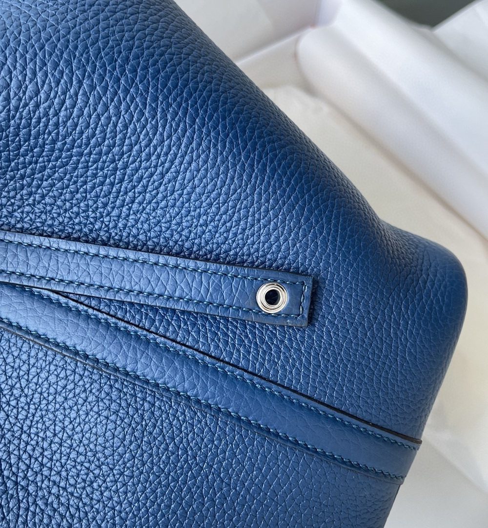 1:1 Replica Hermes Picotin Lock 18 Bag Navy Blue For Women, Women's Handbags 7.1in/18cm