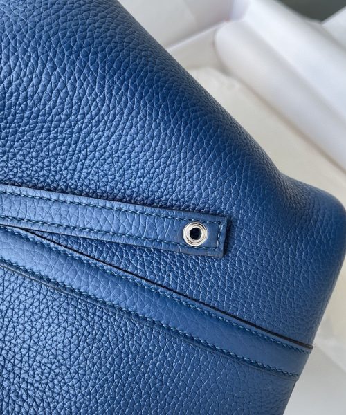 1:1 Replica Hermes Picotin Lock 18 Bag Navy Blue For Women, Women's Handbags 7.1in/18cm