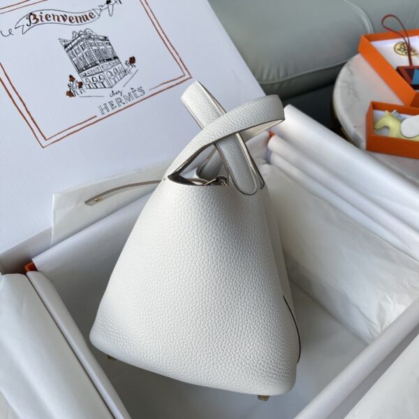 1:1 Replica Hermes Picotin Lock 18 Bag White For Women, Women's Handbags 7.1in/18cm