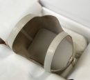 1:1 Replica Hermes Picotin Lock 18 White Bag With Gold-Toned Hardware For Women, Women's Handbags 7.1in/18cm