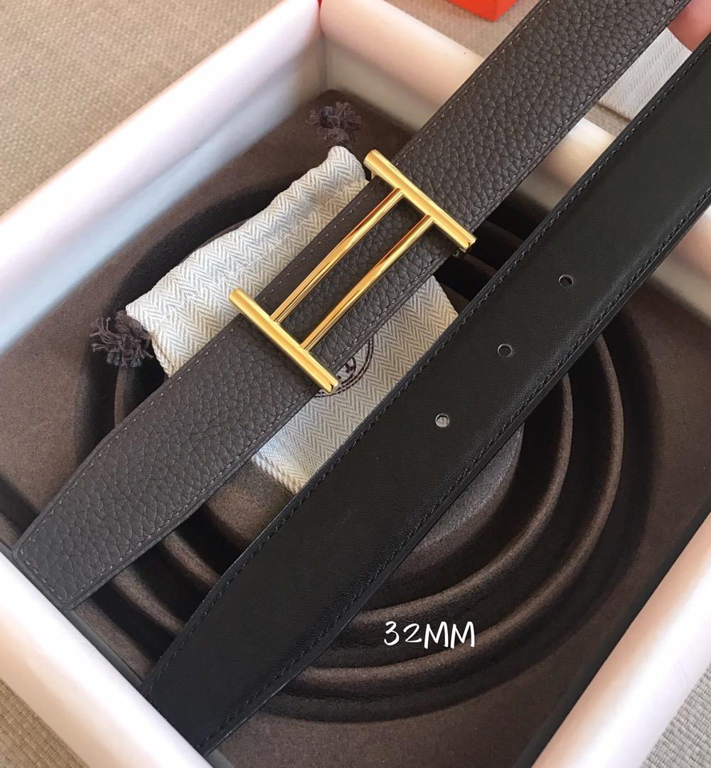 1:1 Replica Hermes Rider Belt Buckle & Reversible Black For Women, Women Belt