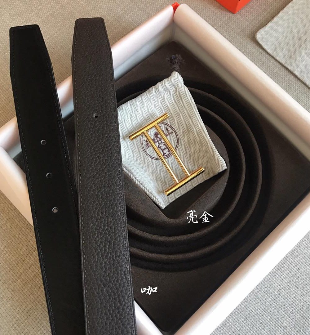 1:1 Replica Hermes Rider Belt Buckle & Reversible Black For Women, Women Belt