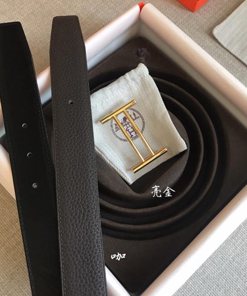 1:1 Replica Hermes Rider Belt Buckle & Reversible Black For Women, Women Belt