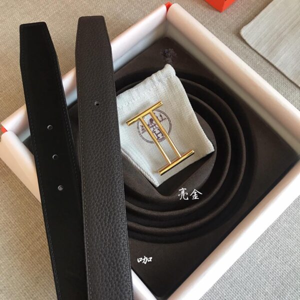 1:1 Replica Hermes Rider Belt Buckle & Reversible Black For Women, Women Belt