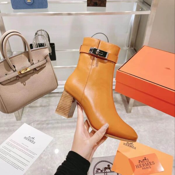 Hermes Saint Germain Ankle Boot Brown For Women, Women's Shoes H202257Z A3370