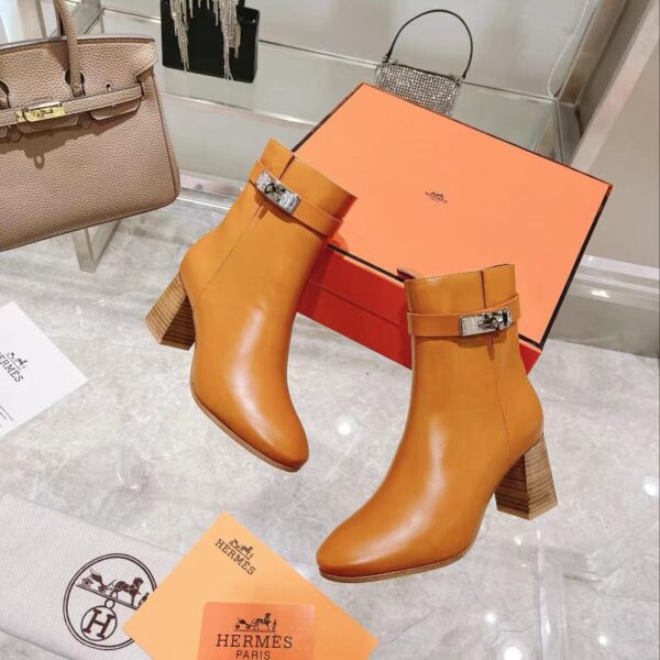 Hermes Saint Germain Ankle Boot Brown For Women, Women's Shoes H202257Z A3370