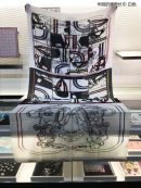 Hermes Selle en Desordre Rectangle Black 79in/200cm