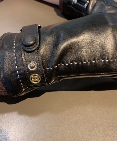 Hermes Soya Gloves In Black