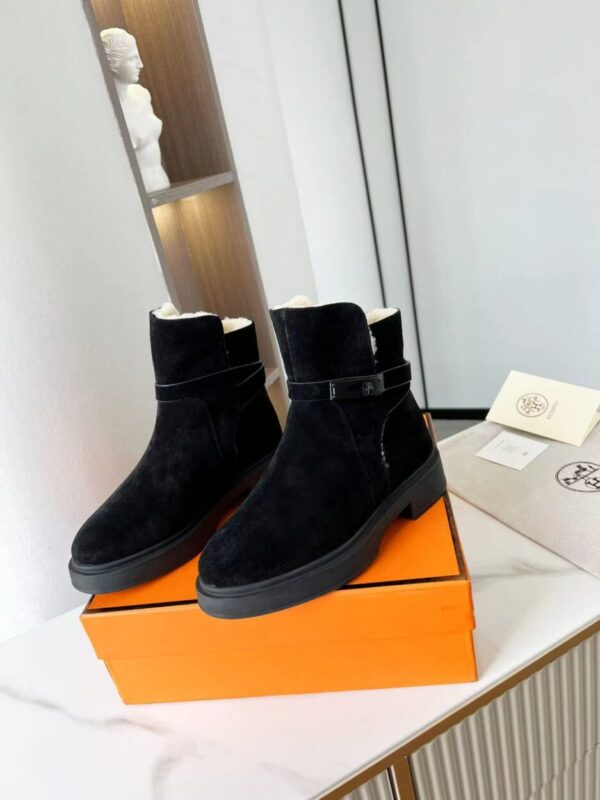 Hermes Veo Ankle Boot Black For Women, Women's Shoes H212113Z