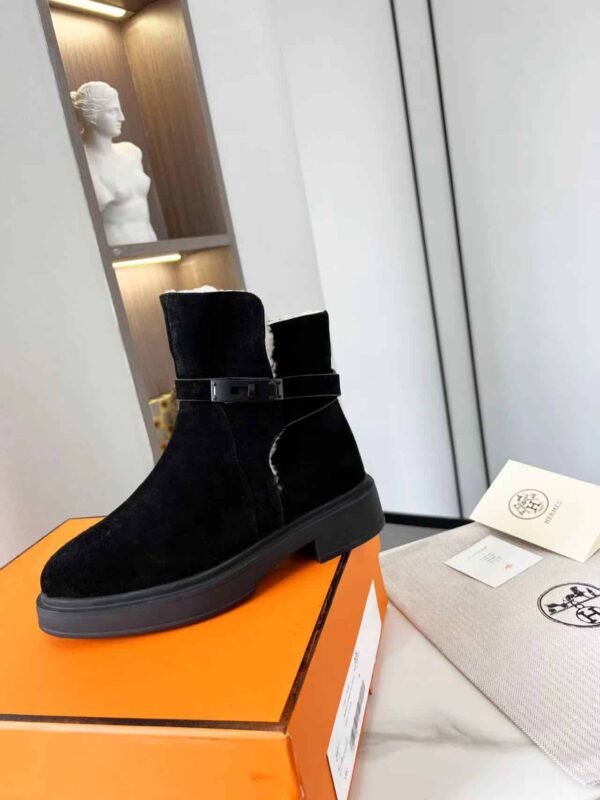 Hermes Veo Ankle Boot Black For Women, Women's Shoes H212113Z