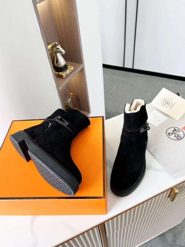 Hermes Veo Ankle Boot Black For Women, Women's Shoes H212113Z