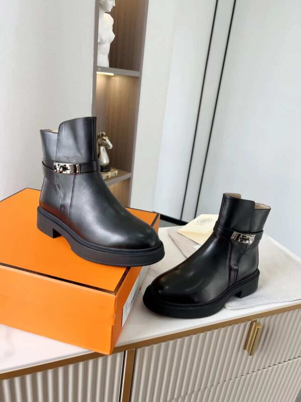 Hermes Veo Ankle Boot Black For Women, Women's Shoes H221827ZH01435