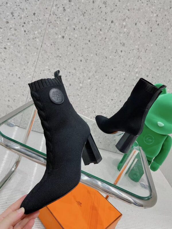 Hermes Volver 90 Ankle Boot Black For Women, Women's Shoes H192035Z 02400