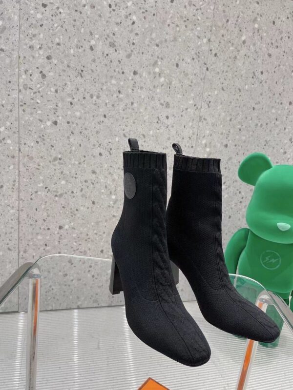 Hermes Volver 90 Ankle Boot Black For Women, Women's Shoes H192035Z 02400