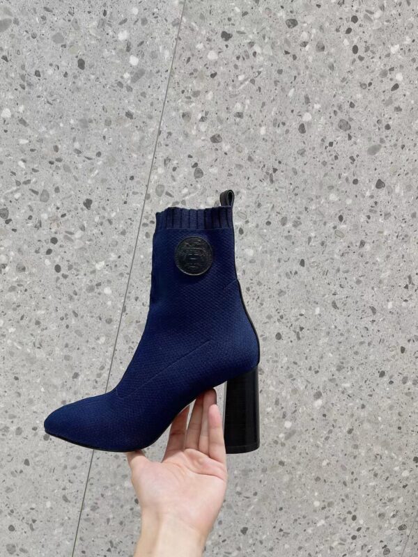 Hermes Volver 90 Ankle Boot Blue For Women, Women's Shoes H192035Z